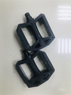 Педали пластиковые, платформа 119x100мм, ось 9/16", черные, без упак. VP 151 black - фото 29841