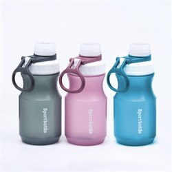 Бутылка для воды, 380 мл, 15.6 х 7.3 х 6.7 см, микс  9215676 9215676