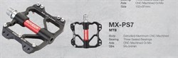Педаль для MTB MIXIEER MX-PS7, фрезерованный CNC алюминий, CR-MO ось 3 пром.подшипника, 9/16, 1 пара в индивид. коробке 700866