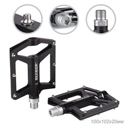 Педаль для MTB эксперт MIXIEER MOUNT KNIGHT, фрезерованный CNC алюминий, CR-MO ось 3 пром.подшипника. 100х102х20мм, 9/16 685957 - фото 36962