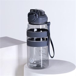 Бутылка для воды спортивная Woohooo H2O цвет Gray 850 ml/ уп60 734893