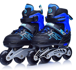Роликовые коньки черно-синие Skating KlT9WJKEjPeHaBeIYkGKP3 - фото 37763
