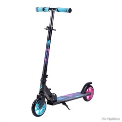 Самокат 2-х колесный COMIRON 145мм Cybertech граффити 717942