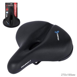 Седло велосипедное суперкомфортное COMIRON LIONHEART Richard I C076-B 260x215. 742591