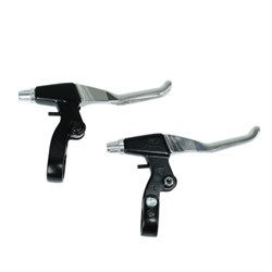 Тормозная ручка алюминиевая COMIRON LL-341AE, чёрная/серебристая, 2 пальца 727047