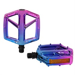 Педаль MTB MIXIEER MX-P556, 9/16 резьба, PP корпус, 1DU подшипник, 108х107мм, с рефлектором, сталь ось, vacuum blue, 1 пара 756236