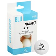 Мяч для настольного тенниса BOSHIKA Advanced 2**, диаметр 40+ мм, цвет белый kFsGPOmtjnegMTL5A-vhd3