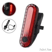 Фонарь задний COMIRON TA11 корпус: пластик, IPX4; свет: COB(5LED), 30lm; аккум: 150mAh, USB; четыре режима 739192