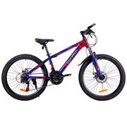 Велосипед 24  GT2421 SPM COMIRON REBEL сине-красный алюминий 685586