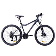 Велосипед 26" рама 17" 21sp GT610 GP COMIRON FLAME цвет: серебристо-розовый (Police GY Lite PINK) 672679