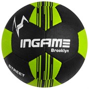 Мяч футбольный INGAME STREET BROOKLYN, №5 черно-зеленый IFB-125 Qw60xZc5jSpdkgJR7koLs3