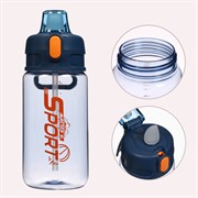Бутылка для воды SPORT, 600 мл, 21 х 7.9 х 6.7 см, синяя   9934108 9934108