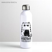 Бутылка для воды "Обнимай и властвуй", 700 мл   5170119 5170119