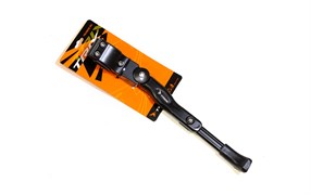 Подножка TRIX  24-29", алюминиевая, крепление на 1 перо, регулируемая, черная HS-001