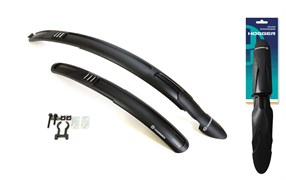Крылья HOGGER  27-29", к-кт перед./задн. раздвижное, черное FN-HG-181-0-BK