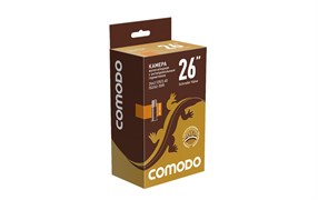 Камера COMODO с антипрокольным герметиком 26 x 2.125/2.40 (52/62 - 559) AV40 мм бутиловая ( TBCM262125AV40AB