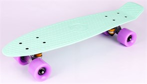 Доска-круизер, дека 27*8" минт, колеса PU фиолет. DS 03 mint/violet