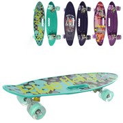 Круизер Print с ручкой, 22''x6'' PU, Abec-7 Carbon ДС-174