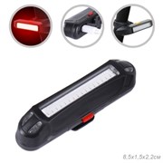 Фонарь задний COMIRON TA10 корпус: ABS, IPX5; свет: COB(5LED), 80lm; аккум: 220mAh, USB; четыре режима, поворотный на 360С 689339