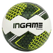 Мяч футбольный INGAME TRAINING бело-зеленый IFB-129 jcuViYz9jPytszkaZQdvY3