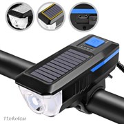 Фонарь передний синий COMIRON "SUN2" 350lm аккум 2000 mAh сигнал 689363