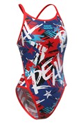Женский купальник  спортивный антихлор Diana PBT W2, Red YKfMOLKthF4bXzQvp8HPA3
