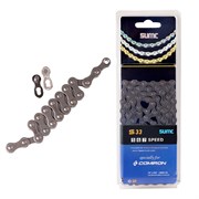 Велосипедная цепь SUMC 5,6,7 speed S33GY 1/2"x3//32"/116L 661389