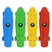 Круизер одноцветный, 22''x6'' PU, Abec-7 Carbon ДС-176