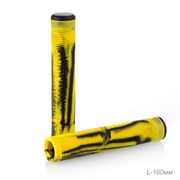 Грипсы для трюкового самоката 160 мм.2 шт + заглушки / SG-160TPE-Y / Цвет желтый-черный 713350
