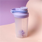 Бутылка/Шейкер COOLRAY SHSB-500 сиреневая, для спортивного питания 500ML 735015