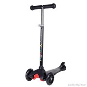 Самокат трехколесный от 2-х лет Yeenot Kids GT4105, PU 110мм ABEC7, чёрный 717966