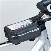 Сумка велосипедная на раму BICYCLE SOUL, черная, 21x10.5x9см. 738980