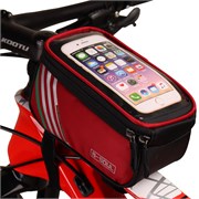 Сумка велосипедная на раму BICYCLE SOUL, красная, 18.5х10х9см. 689020