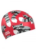 Юниорская силиконовая шапочка Raсcoons, One size, Red prOvt1t6jzVNDtI2gDM8D2