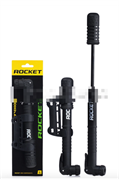 Насос ручной велосипедный Rocket, т-образная ручка, алюминий, A/V, Presta Z0007