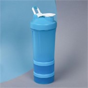 Бутылка/Шейкер MET-Rx SHS-450 синяя, для спортивного питания 450ML 734997