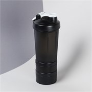 Бутылка/Шейкер MET-Rx SHS-450 чёрная, для спортивного питания 450ML 734998