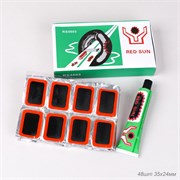 Велоаптечка Red Sun RS4803 48pcs 35x24mm patches + 18g glue 741024