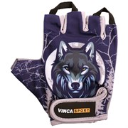 Перчатки велосипедные, WOLF, синие VG 986 Wolf blue