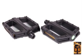 Педали TRIX MTB нейлоновые, 110x96мм, резьба 9/16", черные PD-TX-P873-9x16-BK
