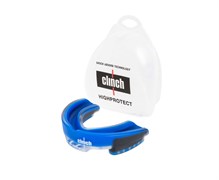 Капа одночелюстная Clinch Pro Triple Layer Mouthguard черно-синяя RioeaITZjQHcOK495YM0c2