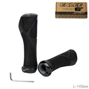 Грипсы 145 мм. Эргономичные. ENLEE. Ультрамягкие с PC струбцинами. Special Soft TPE 749501