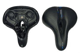 Сидение для велосипеда, с закрытыми пружинами, с отверстием, с замком, размер 200х250 32140-19