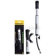 Насос ручной велосипедный Rocket, алюминий, A/V, Presta RO-H-03