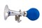 Клаксон металлический с синей грушей HR 277  blue - фото 32815