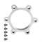 Фланец  ротора дискового тормоза COMIRON F48 48мм, с набором болтов 6 шт 686491