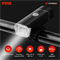 Фонарь передний COMIRON "FR18" корпус: алюминий +ABS свет CREE XPG LED 350m; аккум: 3.7V 2000 mAh USB влагозащищённый, индикация заряда /уп 120/ 689365 - фото 37441